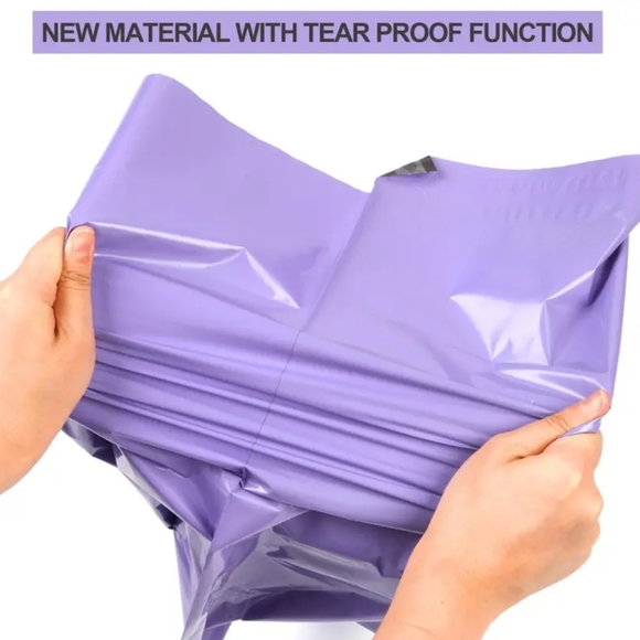 📬 25ct Purple Poly Mailers -Tearproof, Waterproof, Self Sealing 6" X 9" ☆》NEW《☆ - Picture 3 of 6